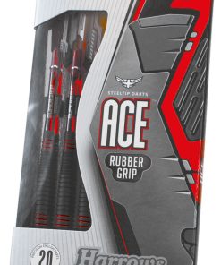 Harrows Ace Rubber Coated Brass Steel Tip Darts